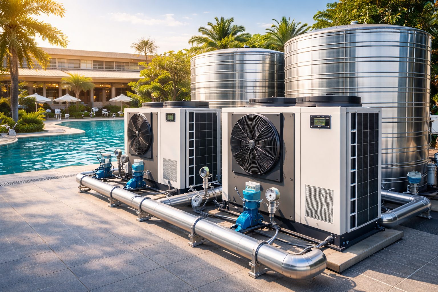 Máy bơm nhiệt 2026: Giải pháp nước nóng ổn định